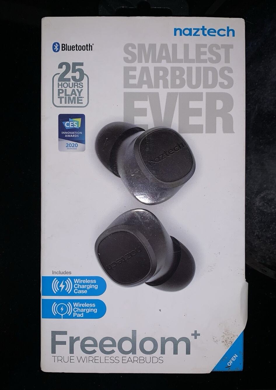 Naztech Freedom+ True Wireless Earbuds w/Charging pad – NIB